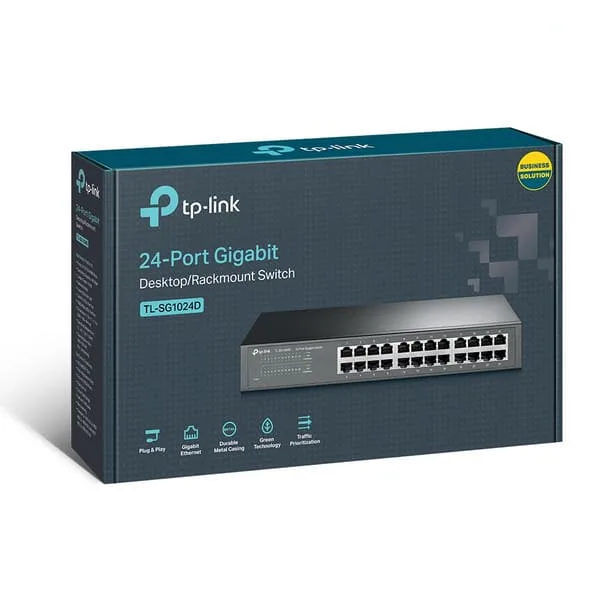 Bộ chia mạng TP Link TL-SG1024D 24port Gigabit chính hãng