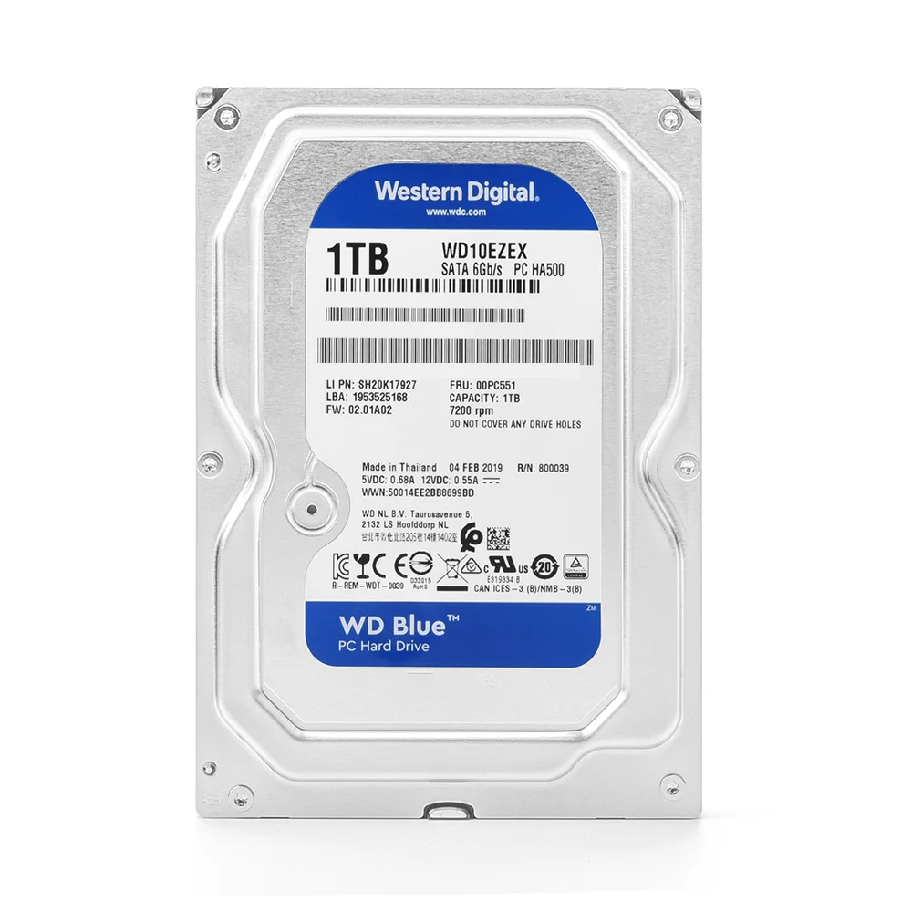 Ổ cứng HDD WD Blue 1TB (Không bao gồm VAT) chính hãng