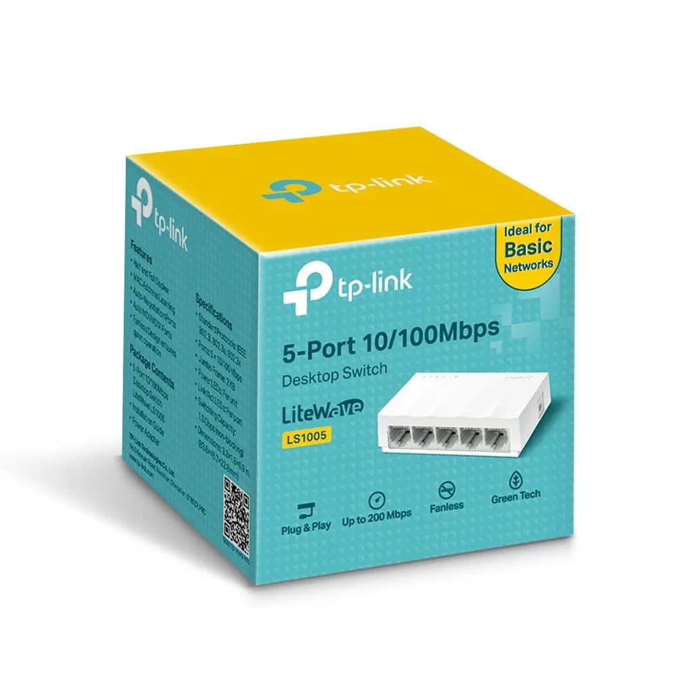 Thiết bị chuyển mạch TP Link 10/100 LS1005 chính hãng